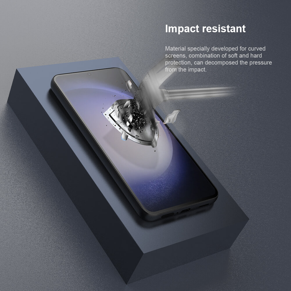 Защитная ударопрочная пленка NILLKIN для Samsung Galaxy S24 (серия Impact Resistant Curved Film)
